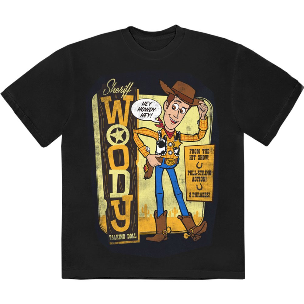 Disney - Toy Story - Sheriff Woody T-shirt Homme - Noir